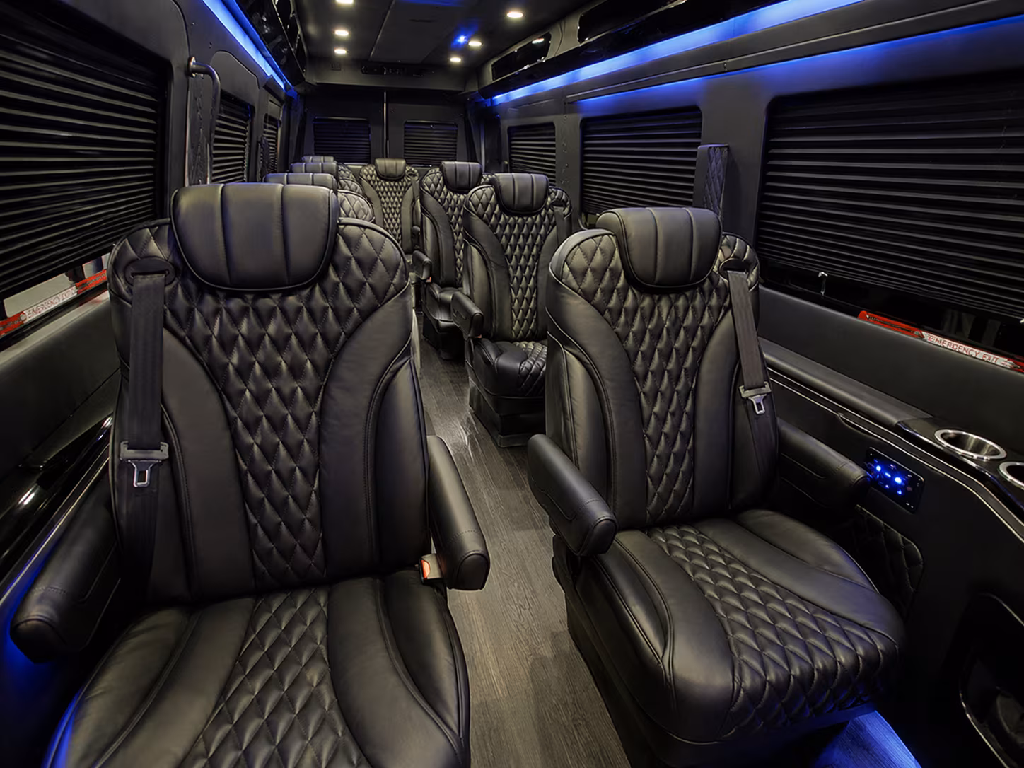 carson corporate event transportation onboard seating