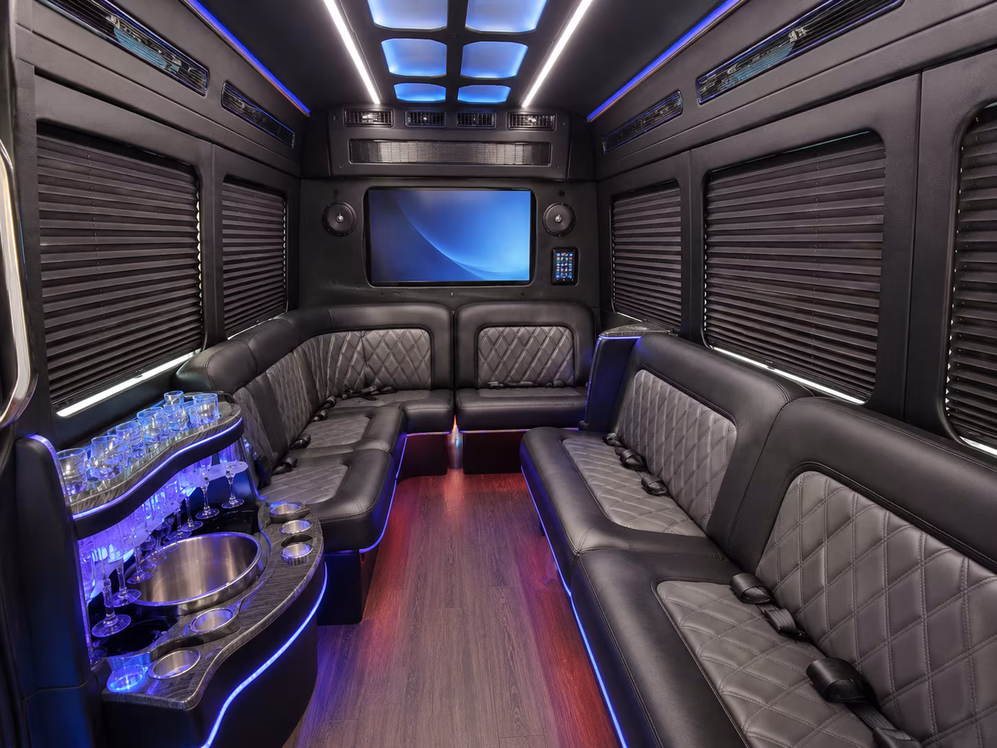 carson party bus interior